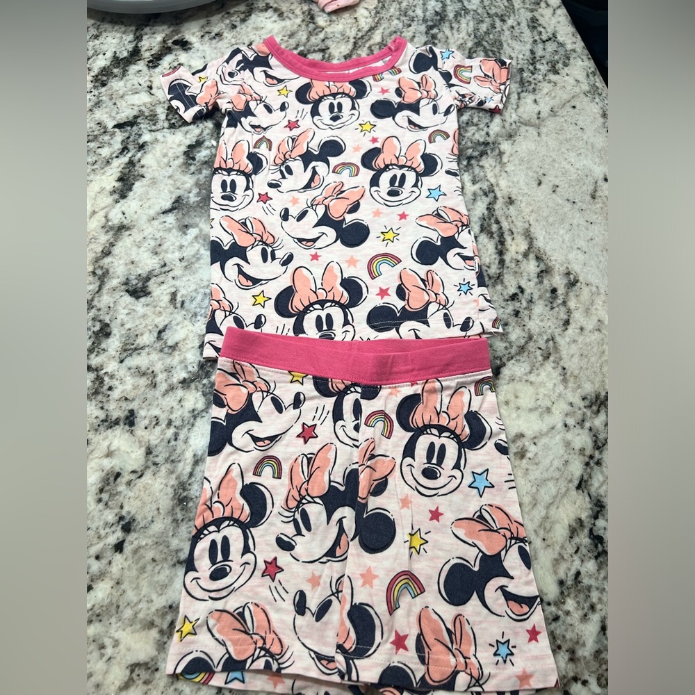 Little Sleepies Minnie Forever Two-piece short sleeve